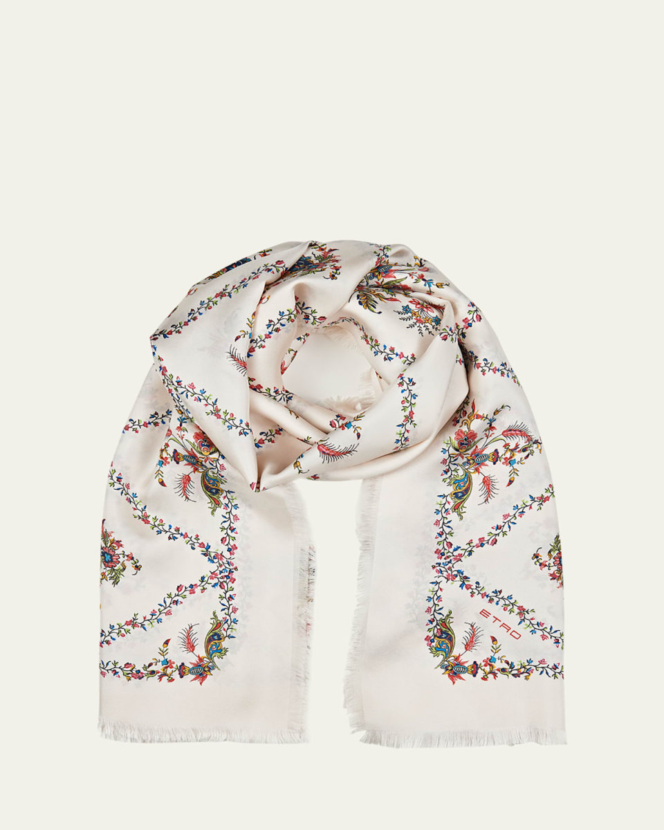 Bombay Silk Square Scarf